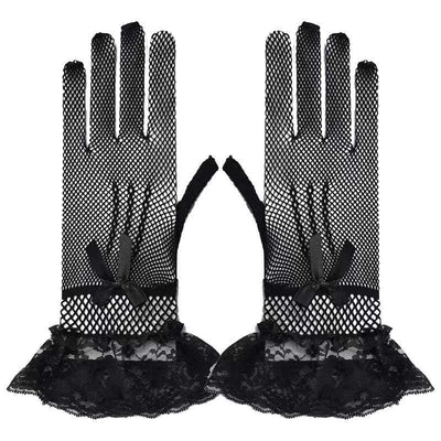 Mesh Gothic Sweet Gloves
