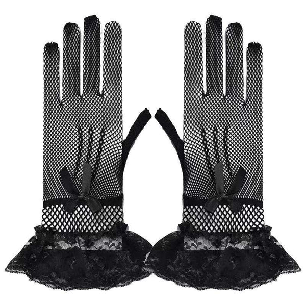 Mesh Gothic Sweet Gloves