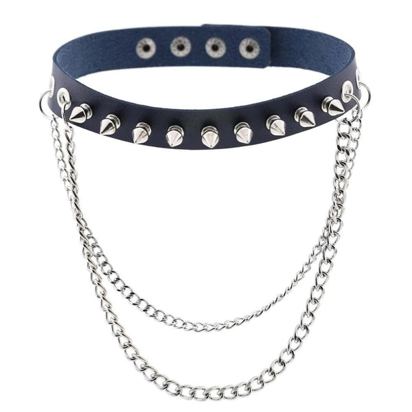 Emo Punk Chained Choker