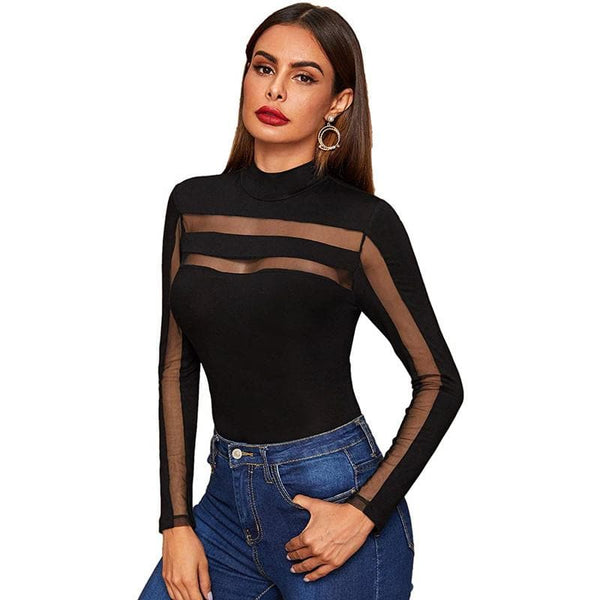 Missguided Black Sexy Bodysuit