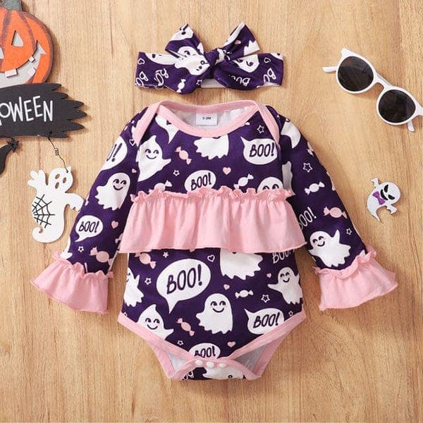 Bootiful Halloween Baby Romper