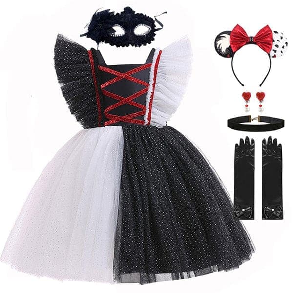 Cruella Deville Inspired Costume Dress