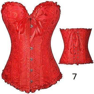 Plastic Boned Gothic Waist Trainer Corsets