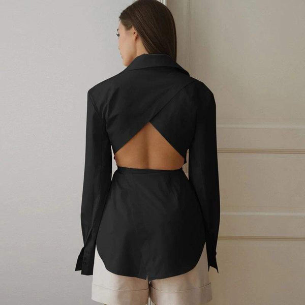 Peekaboo Sexy Back Blouse