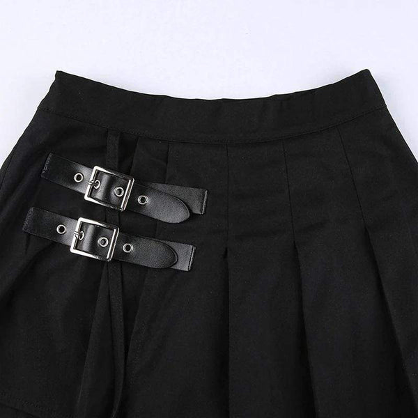 Expulsion Pleated Mini Skirt