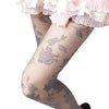 Dark Rose Lace Stockings