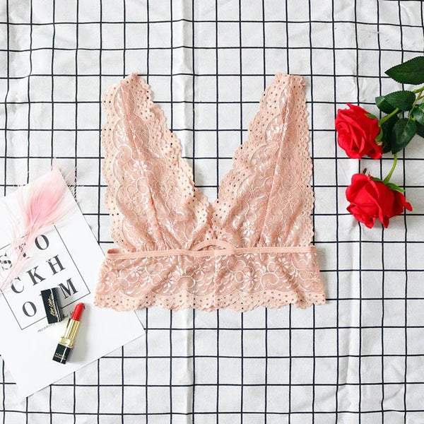 Vivian Floral Lace Bra