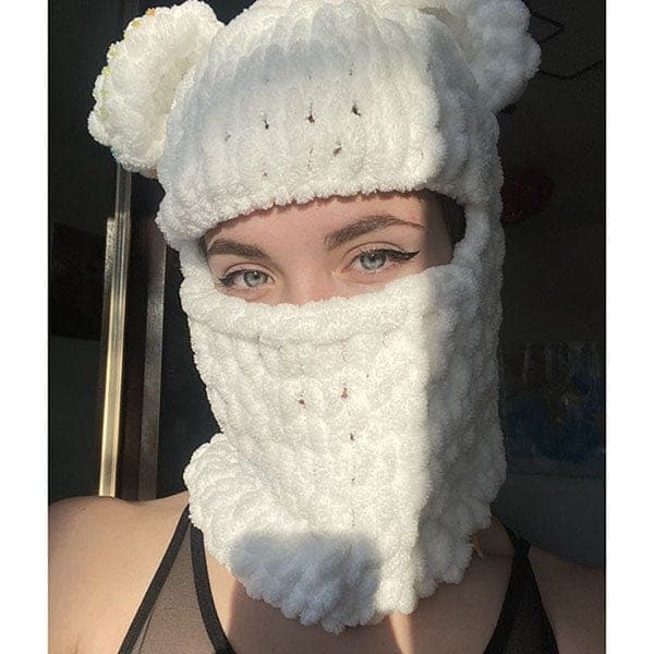 Baddy Bear Knitted Balaclava