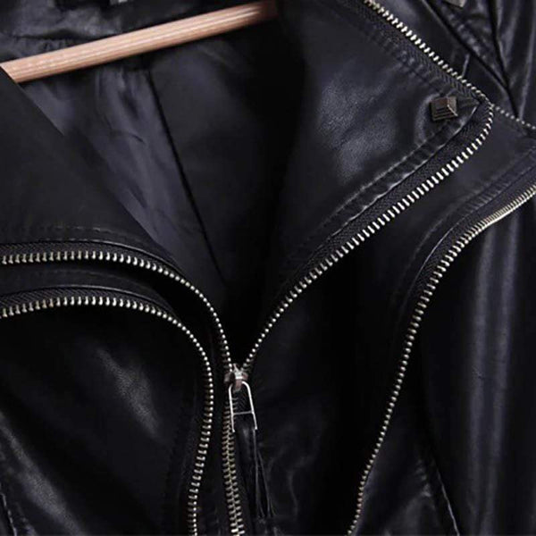 Jean Rider Faux Leather Jacket