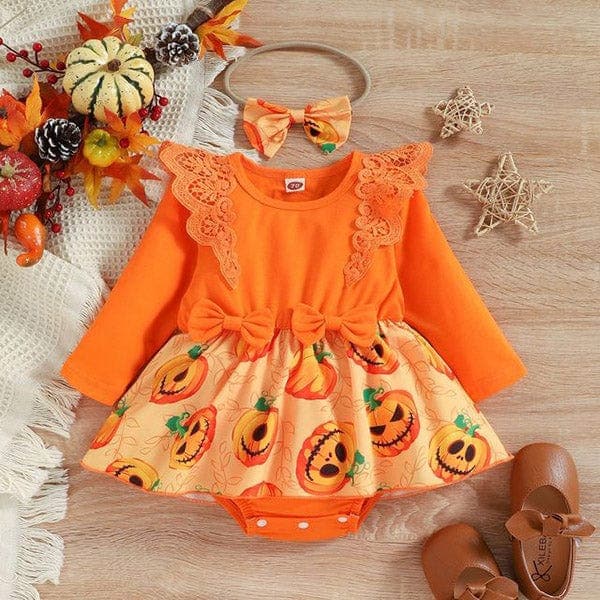 Bootiful Halloween Baby Romper