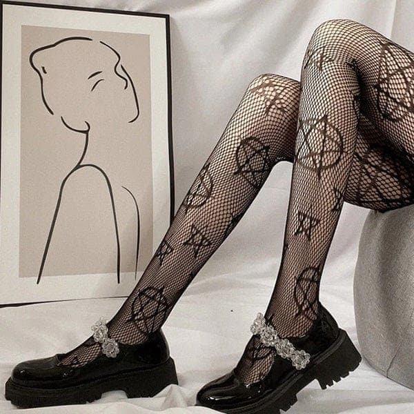 Gothic Lolita Mesh Tights