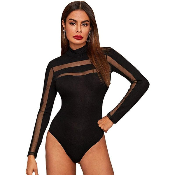 Missguided Black Sexy Bodysuit