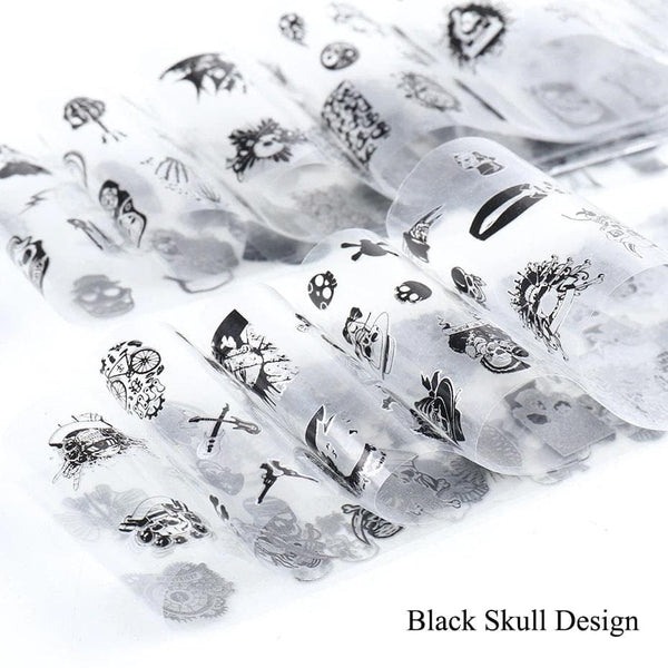 Oh My Skull Nail Art Stickers