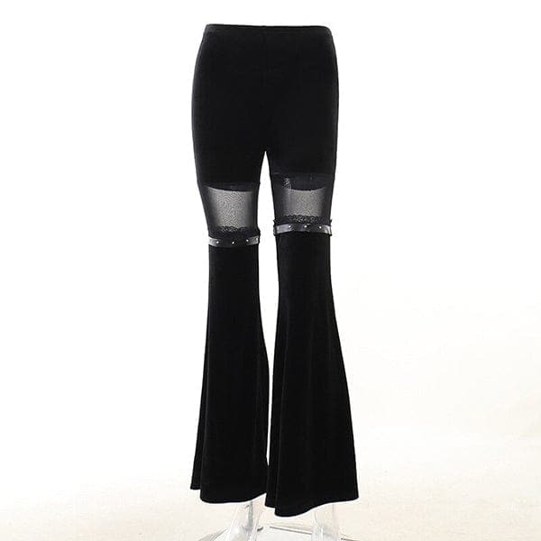 Dark Vixen Velvet Flare Pants