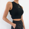 Reckless Babe Backless Crop Top