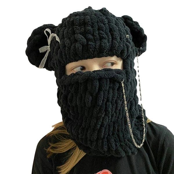 Baddy Bear Knitted Balaclava