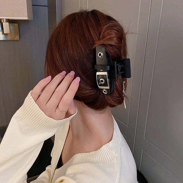 Punk Belt Hair Claw Clip