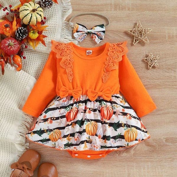 Bootiful Halloween Baby Romper