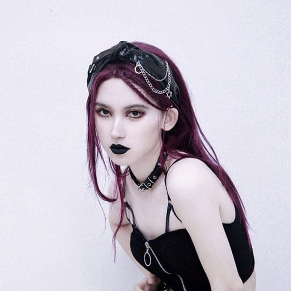 Judy Leather Bowknot Headband