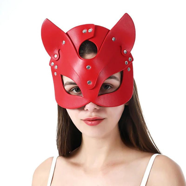 Purrfect Leather Mask