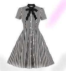 Asher Vintage Stripe Dress
