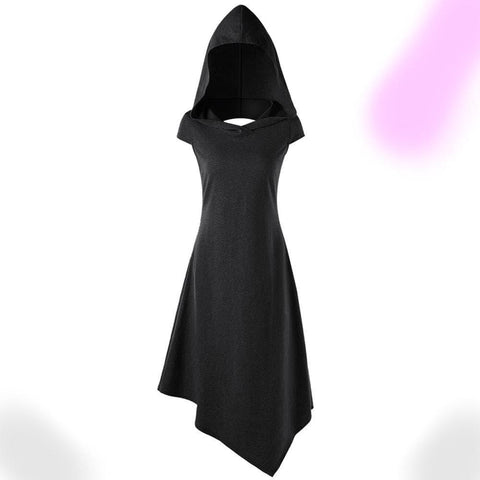 Asymmetrical Sleeveless Hoodie