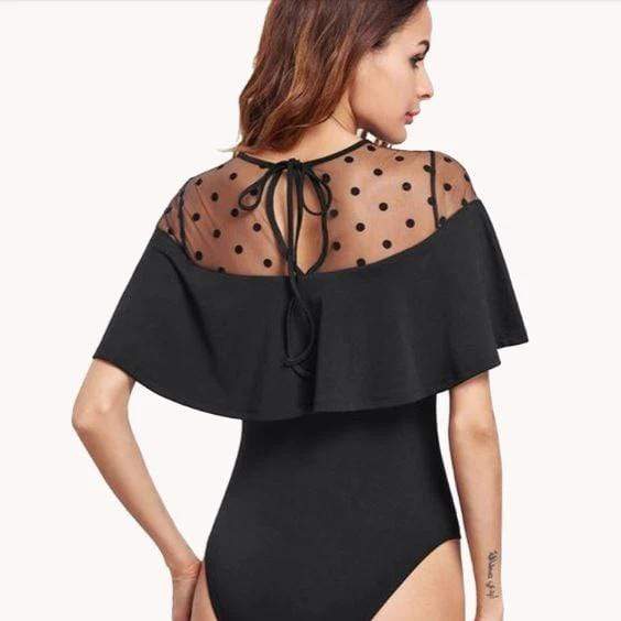 Polka Mesh Bodysuit