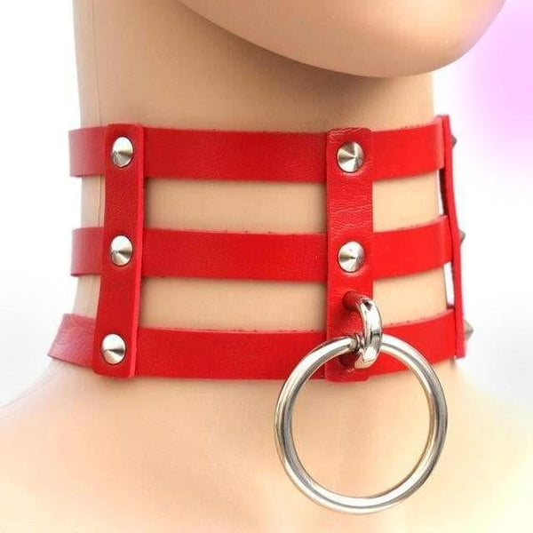 Caged Ring Choker