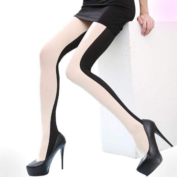 Dual Shade Goth Tights