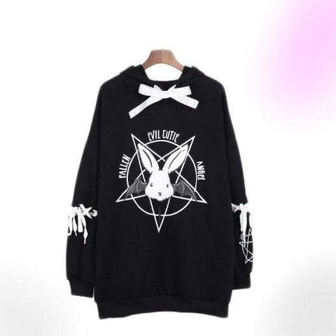 Evil Cutie Angel Hoodie - XMAS