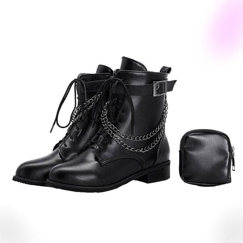 Gothic Chain Rider Boots