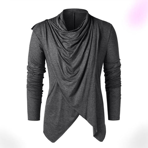 Gothic Long Sleeve Irregular Shirt