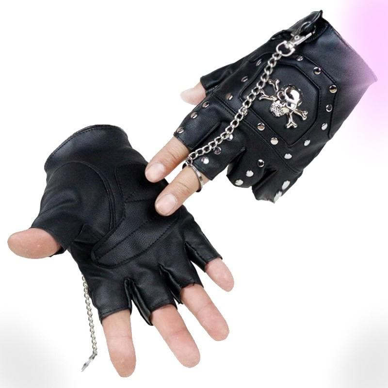 Gothic Punk Gloves - Gothic Babe Co