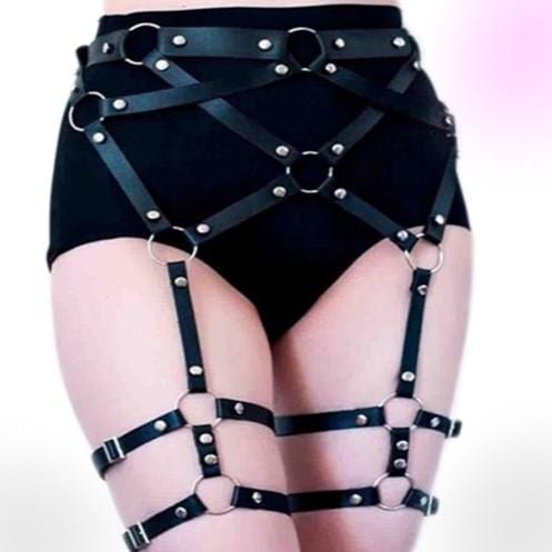 Gothic Punk Harness Body Belts