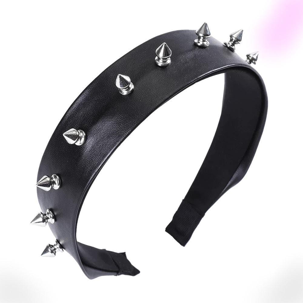 Gothic Punk Rivet Headband