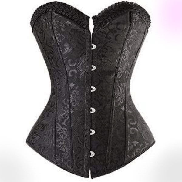 Gothic/Steampunk Steel Boned Waist Trainer Corset 5