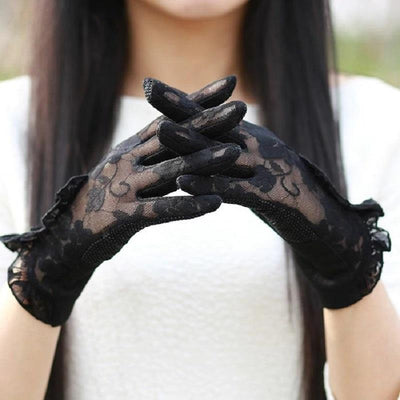 Lotus Steampunk Gloves