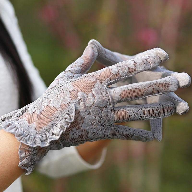 Lotus Steampunk Gloves