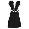 Drive You Wild Angel Mini Gothic Dress