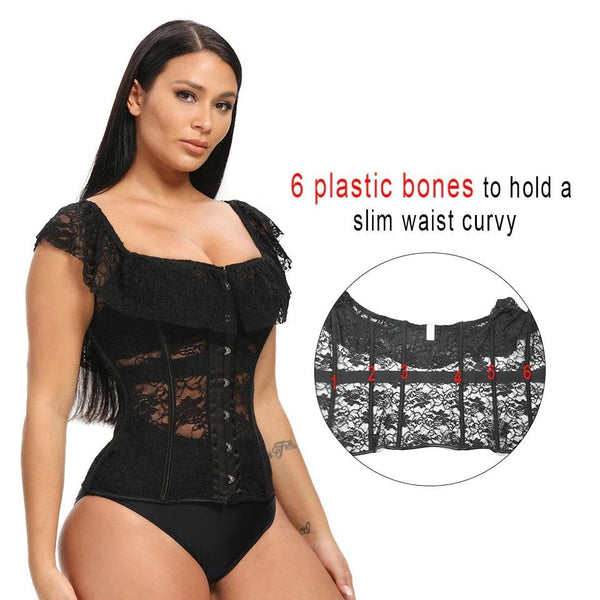 Bella Off Shoulder Lace Corset