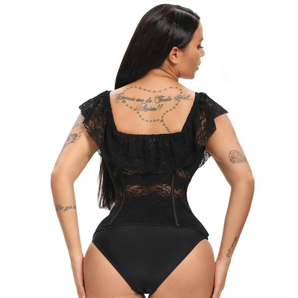 Bella Off Shoulder Lace Corset