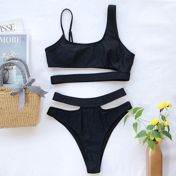 Moon Dance High Waisted Swimsuit