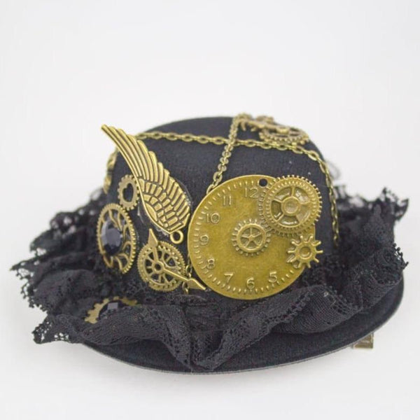 Steampunk Victorian Hat-headband and Glasses