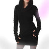 Inquisition Long Sleeve Loose Hooded Dress