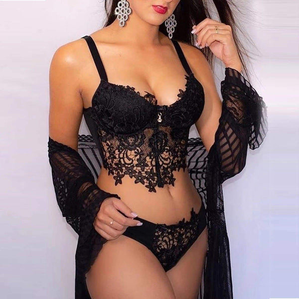 Embroidered Sexy Fine Lingerie