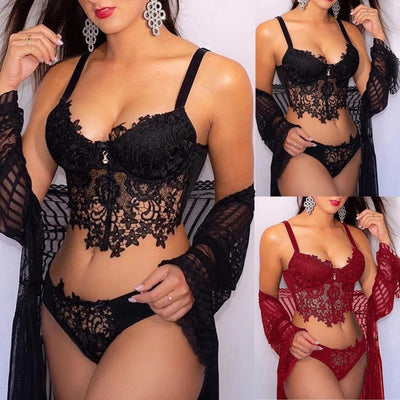 Embroidered Sexy Fine Lingerie