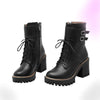 Possession Ladies Double Buckle High Heel Boots