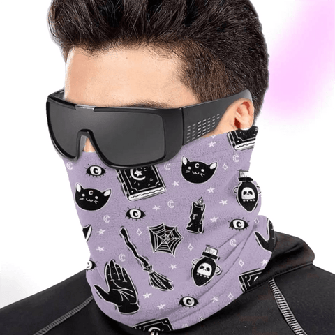 Purple Hex Neck Warmer