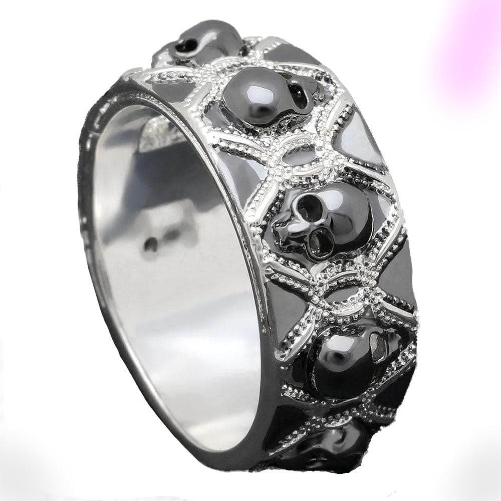 Retro Skull Ring