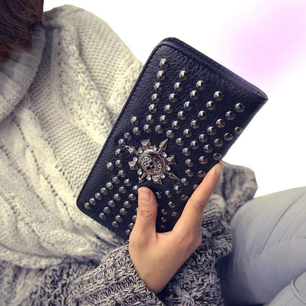 Rivet Skull Wallet